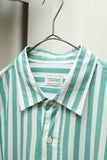 80-90's UNITED COLORS OF BENETTON - cotton stripe shirt