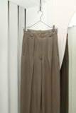 80's Giorgio Armani - acetate/rayon wide tuck trousers