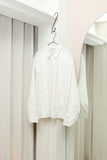 80-90's European label - pleated front dress shirt