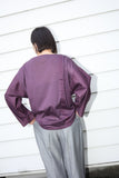 80's European label - cotton cut&sewn with pocket & tape