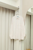 80's-90's Italian label - cotton/viscose stripe shirt