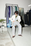 80's Emporio Armani - cotton single jacket