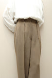 80's Giorgio Armani - acetate/rayon wide tuck trousers