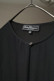 00's Salvatore Ferragamo - silk collarless pullover blouse