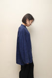 80's MARELLA - linen stand collar jacket