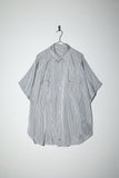 80's European label - viscose pleated body shirt