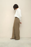 80's Giorgio Armani - acetate/rayon wide tuck trousers
