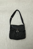 00's PRADA - nylon/leather combination bag