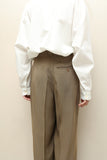 80's Giorgio Armani - acetate/rayon wide tuck trousers