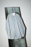 -80's European label - glossy stripe shirt