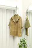 70-80's PANCALDI - cotton leather switching pullover shirt
