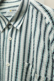 80's POP 84 - cotton seersucker stripe shirt