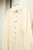 90's European label - rayon plain shirt