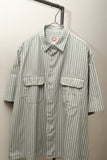 90's BANANA REPUBLIC - cotton stripe shirt