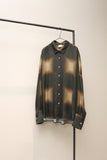2010-2020's European label - abstract patterned, wide silhouette rayon blouse