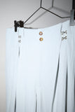80's European label - poly/nylon 2-tuck trousers