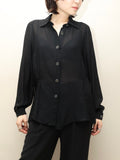 80's Ivano Boni - viscose sheer blouse