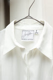 80-90's European label - pleated front dress shirt