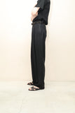 80's UMBERTO GINOCCHIETTI - linen 3-tuck trousers