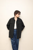 90's-00's GIANFRANCO FERRE STUDIO - silk/linen coverall  jacket