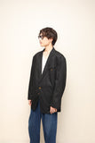 90's-00's European label - modal/cotton single jacket