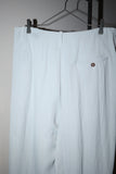 80's European label - poly/nylon 2-tuck trousers