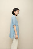 80's-90's KRIZIA - silk open collar shirt