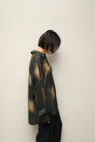 2010-2020's European label - abstract patterned, wide silhouette rayon blouse