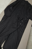 80's Enrico Coveri - cotton graphical cutting jumpsuit