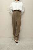 80's Giorgio Armani - acetate/rayon wide tuck trousers