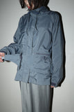 00's European label - gimmick technical jacket with detachable waist pouch