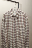 90's BANANA REPUBLIC - linen plaid shirt