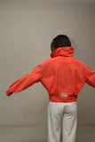 80's European label - french military essence cropped jacket