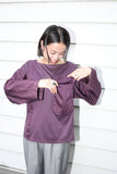 80's European label - cotton cut&sewn with pocket & tape