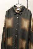2010-2020's European label - abstract patterned, wide silhouette rayon blouse