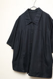 80-90's European label - viscose/linen cropped shirt jacket