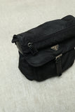 00's PRADA - nylon/leather combination bag