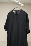 80's Giorgio Armani - silk sheer collarless blouse