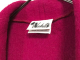 mohair mixed boiled wool shawl collar jacket