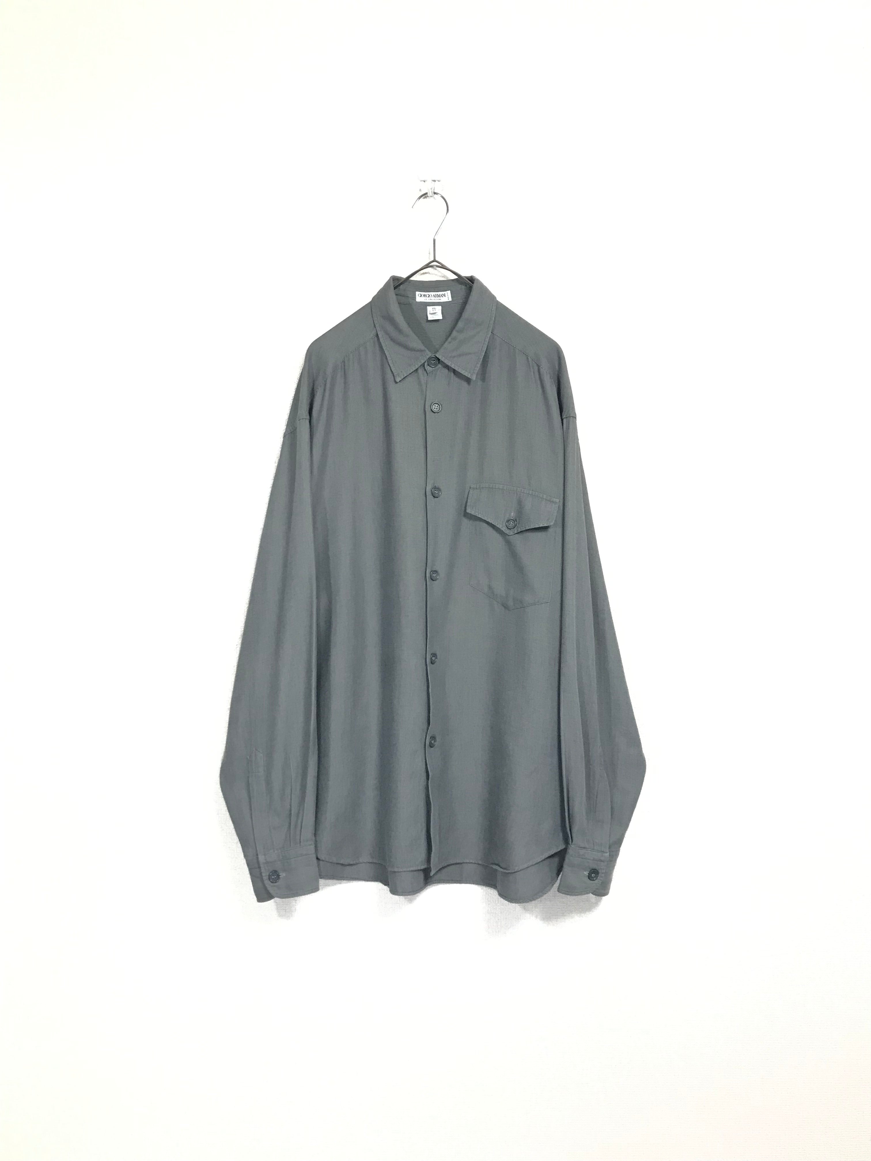 80’s GIORGIO ARMANI cotton shirt