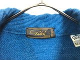 mohair/wool fake-layered knit sweater