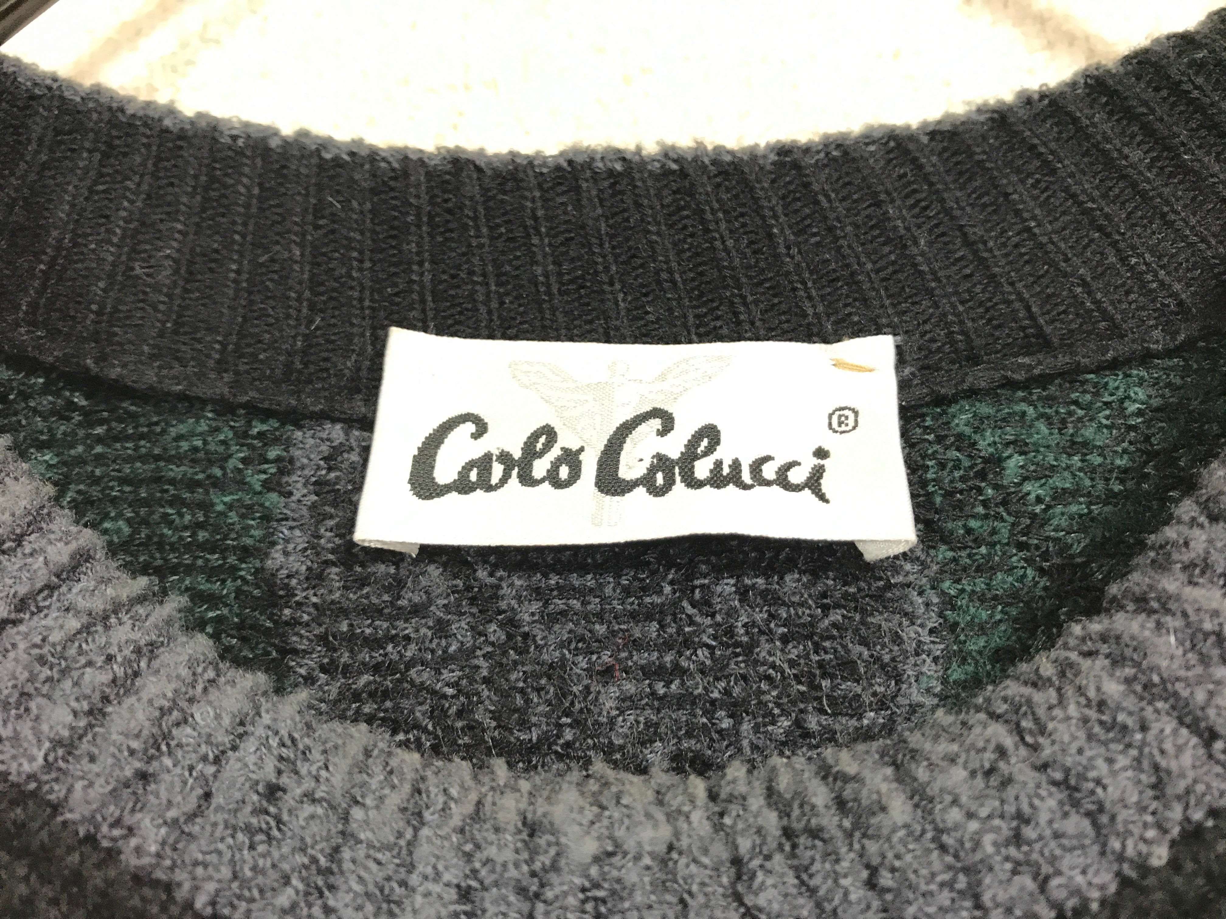 "Carlo Colucci" wool knit sweater