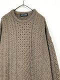 merino wool cable knit sweater