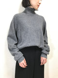 cashmere turtleneck knit sweater