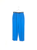 felt wool vivid blue color trouser