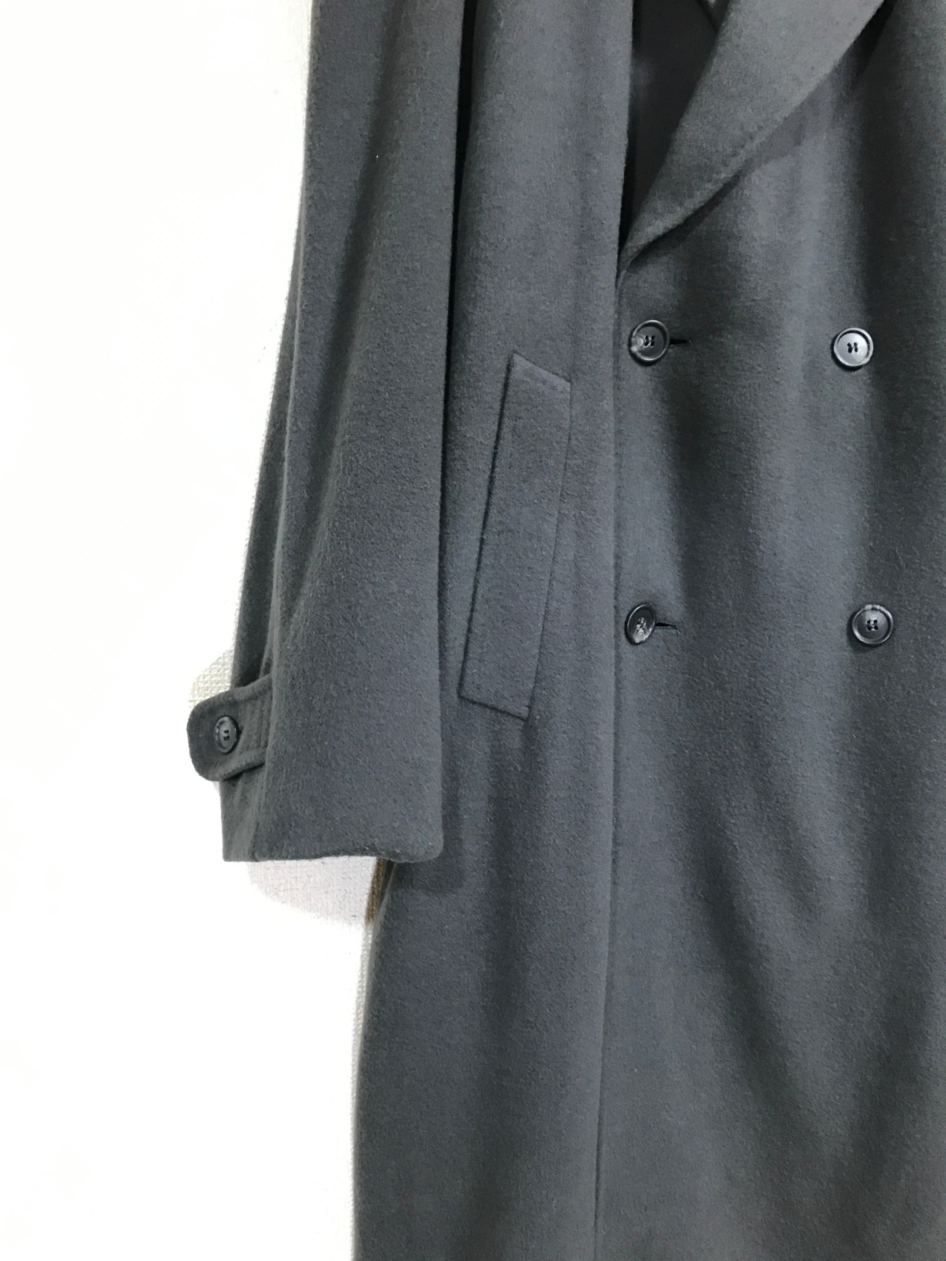 80’s Valentino wool/cashmere double breasted chesterfield coat