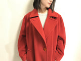 French made wool double breasted coat