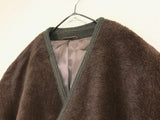 70-80’s German Label boa(faux fur) collarless jacket