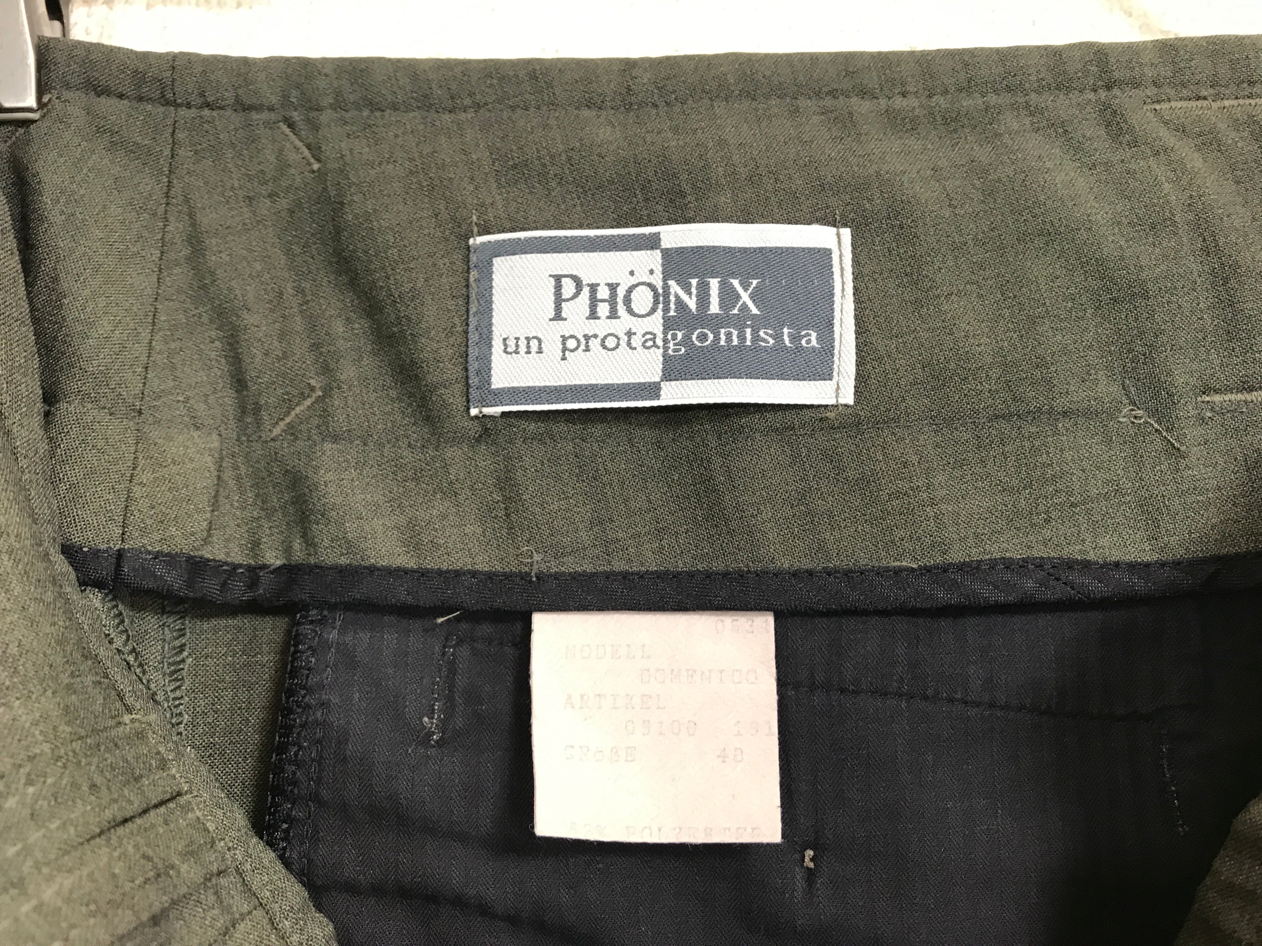 "Phönix un Protagonista" tuck trouser