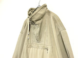 cotton half zip smock pullover